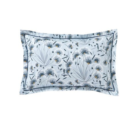 Постельное белье 2 спальное евро Blanc des Vosges Florea bleu