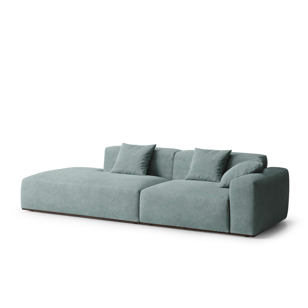 4-х местный нераскладной диван с лаундж модулем SAGA 012/009