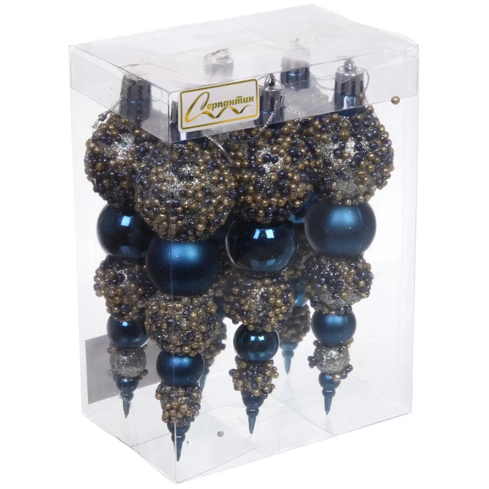 Набор украшений SHINE «Fairy tale» 14 см (6 шт.), night blue