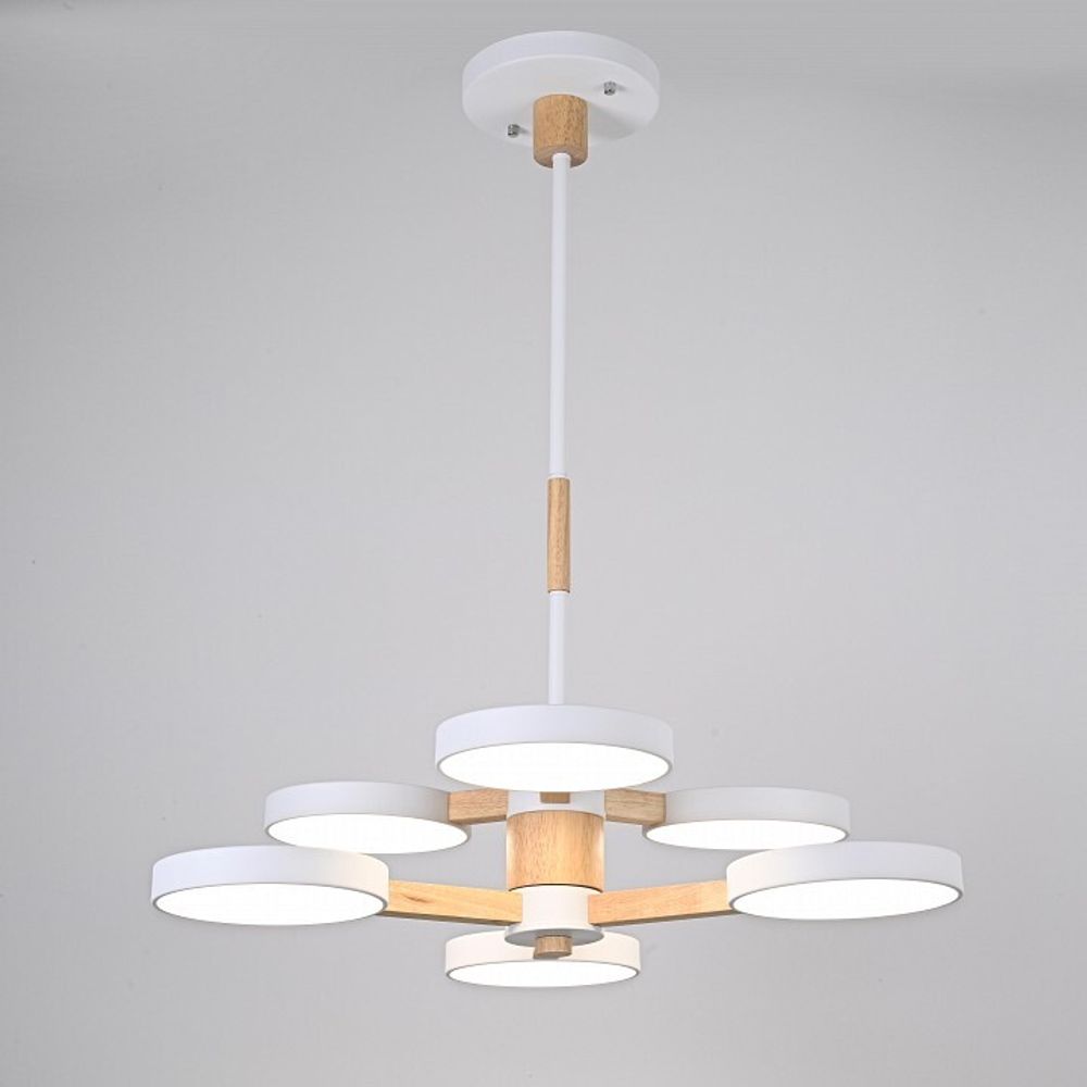 Люстра на штанге Imperiumloft TURNA White TURNA-DBL01