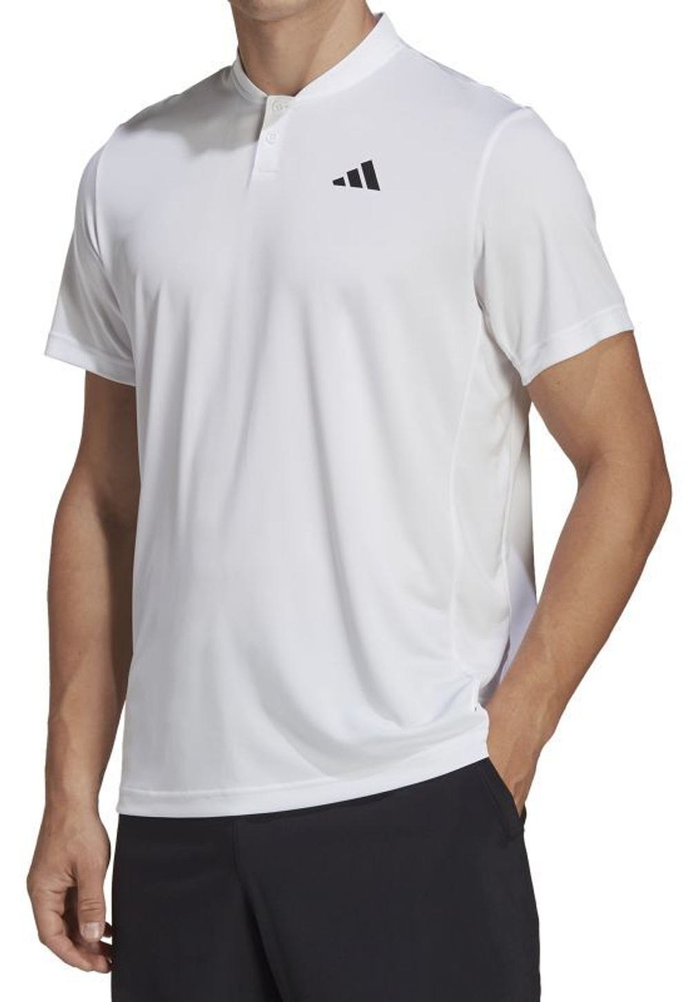 Мужское теннисное поло Adidas Club Henley - white