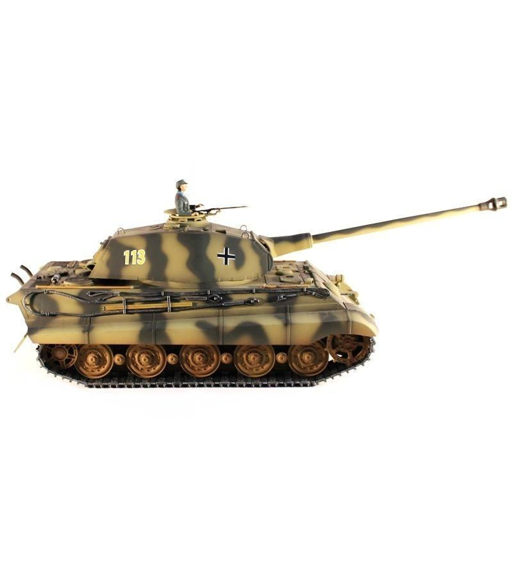 Р/У танк Taigen 1/16 KingTiger (для ИК танкового боя) (Германия) HC 2.4G RTR