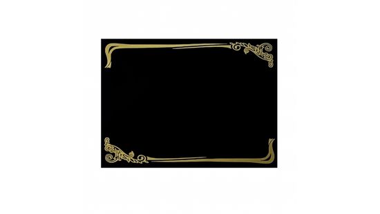 Табличка металлическая с набором букв Вензеля черная