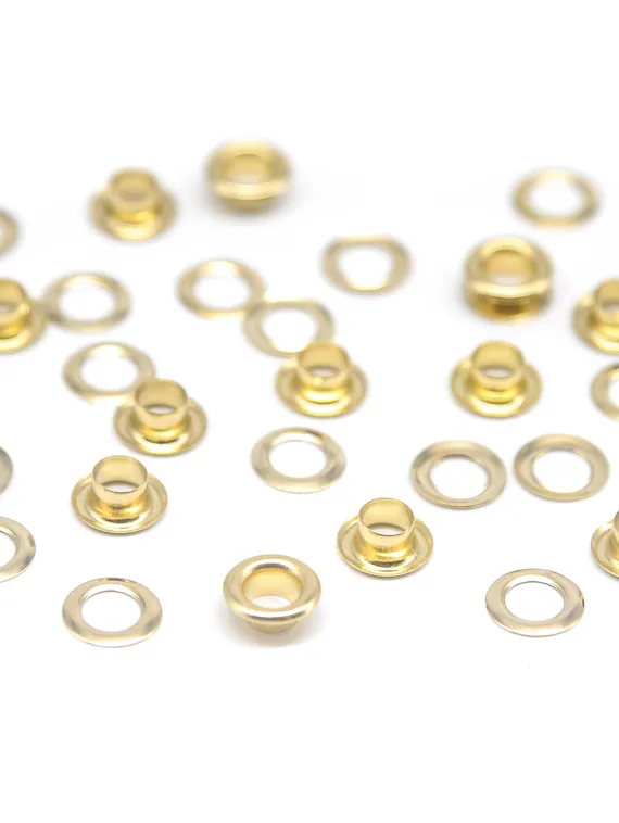 Люверсы 5 мм, золото