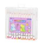 Фломастеры Basir, серия "Dino", разноцветные, для точечной росписи, в пластмассовом боксе, набор 36 цветов