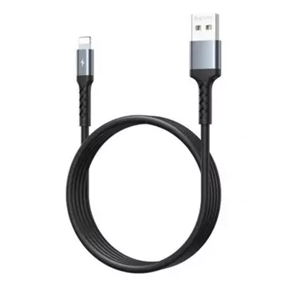 Кабель 1m USB/Lightning 2.4A RC-152i Remax black