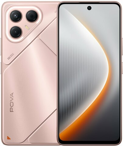 Смартфон TECNO POVA 7 5G 8/128 ГБ Ростест(ЕАС), Dual nano SIM, розовый