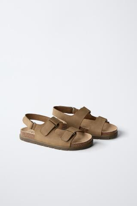 ZARA САНДАЛИИ, КОРИЧНЕВЫЙ