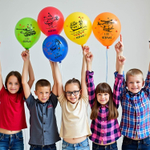 Латексный шар с рисунком «23 февраля!», 36 см