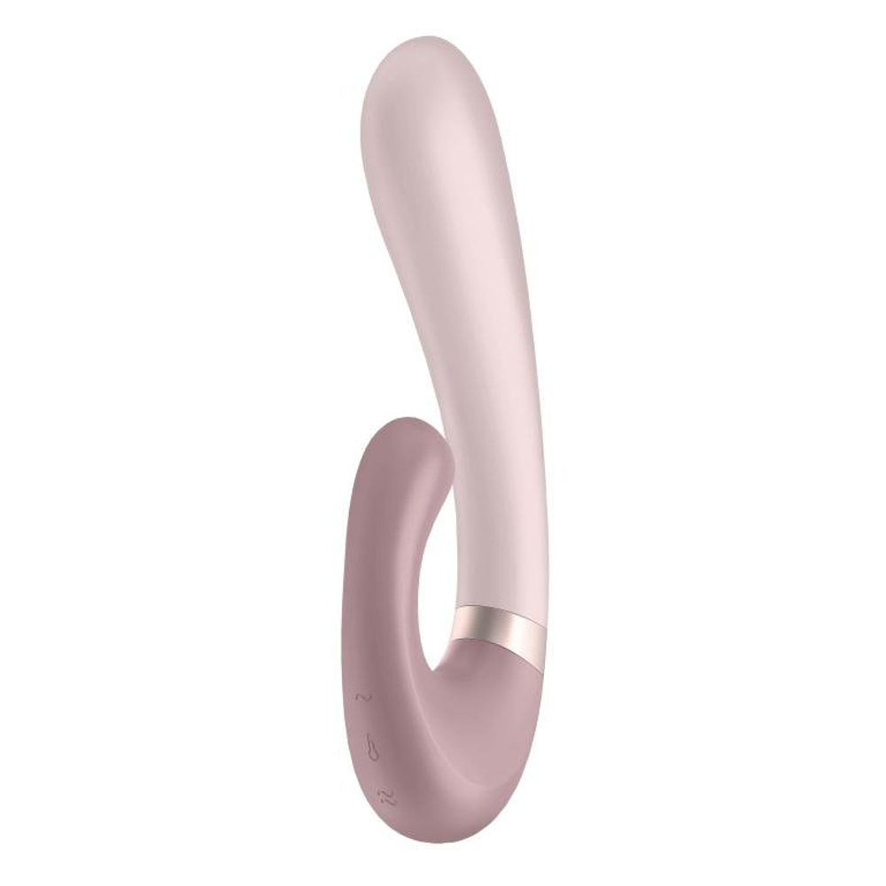 Вибратор-кролик Satisfyer Heat Wave с функцией нагрева, розовый