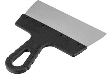 Фасадный шпатель из нержавеющей стали SPARTA 200 мм пластмассовая ручка 85150