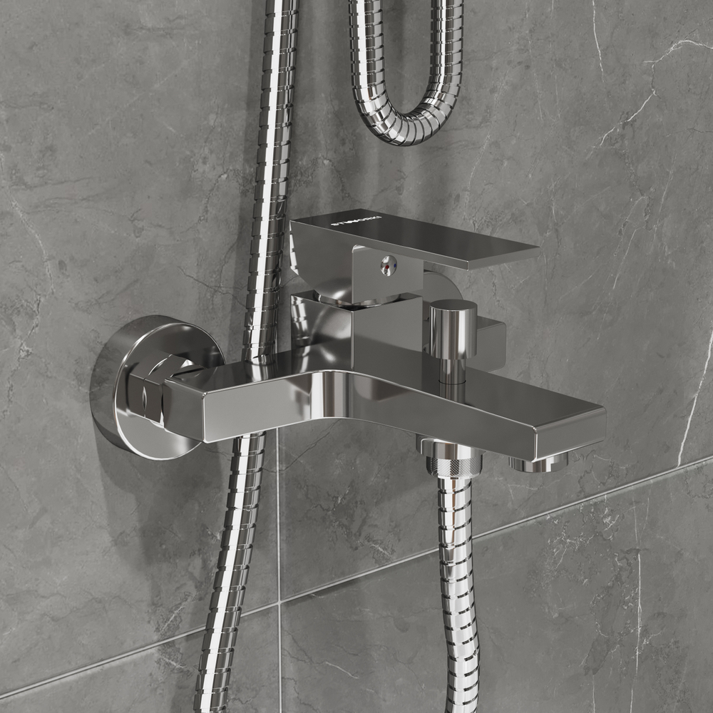 Смеситель для ванны с душем STWORKI Нюборг S37100CR хром