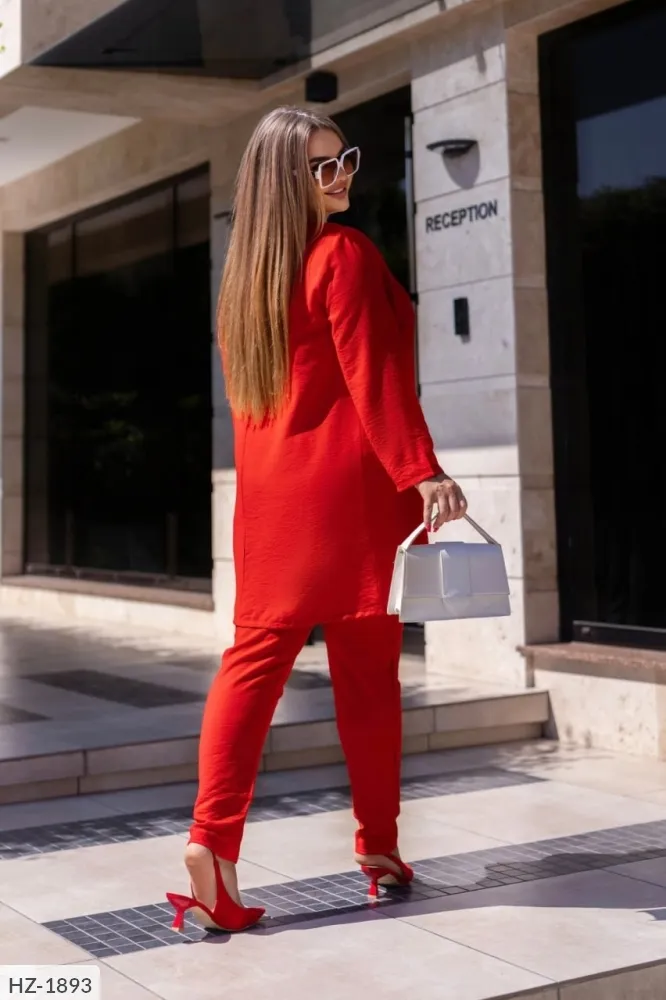 Костюм тройка HZ-1888 Фабрика Моды