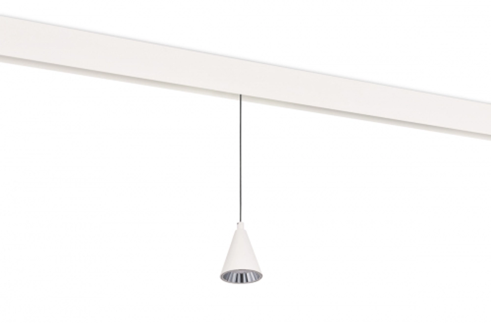 Светодиодный светильник Tring для SPACE Track system 5Вт,  D75xH1285 мм,  348Лм,  36°,  3000К,  диммируемый 0-10В,  Ra >90,  белый