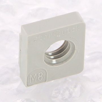 Гайка монтажная Walraven BIS starQuick М8 для хомутов серая (арт. 0854308)