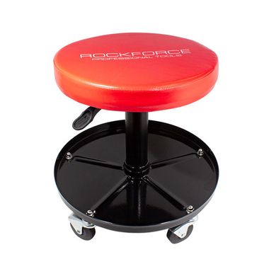 Стул автослесаря вращающийся регулируемый на колесах (h min-425мм, h max-540мм, диаметр-300мм) RockForce##Rock FORCE RF-TR6201C