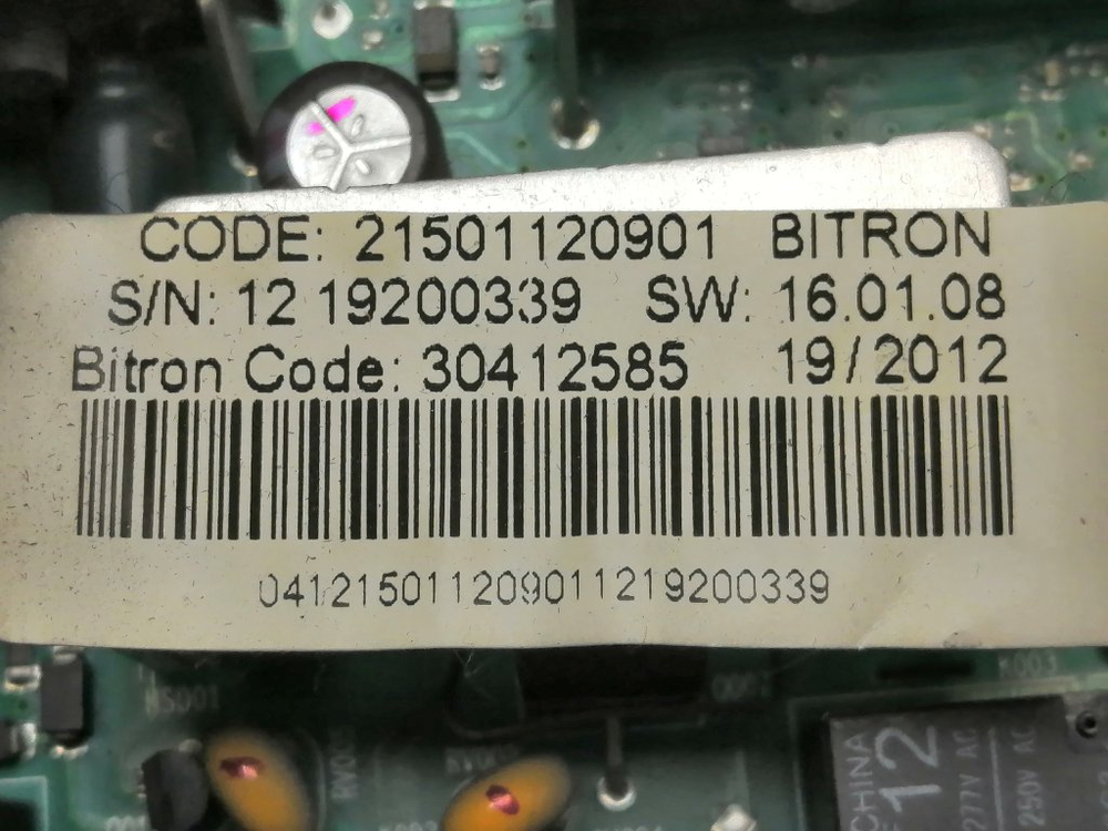 WMSG608 кт105 Электронный модуль для стиральной машины Hotpoint-Ariston 21501120901 б/у