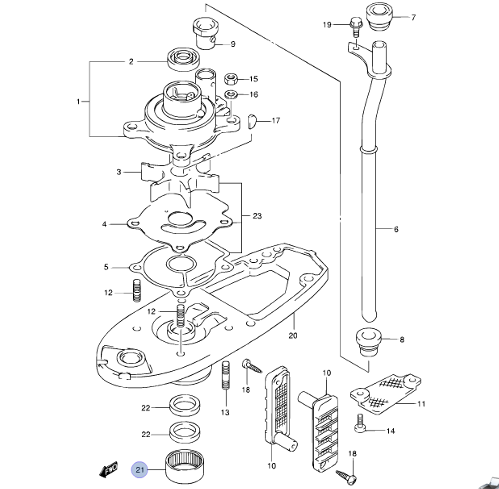 Подшипник Suzuki 09263-25025-000