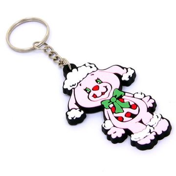 Брелок Собака розовая