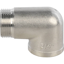 Угольник ВР/НР никелированный  3/4