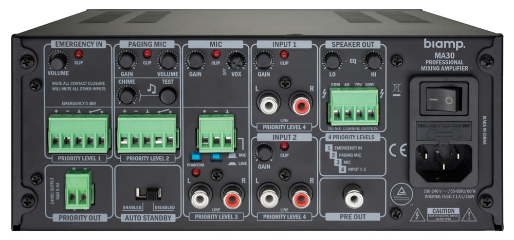 Усилитель  BIAMP MA30