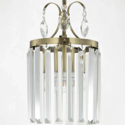 Citilux Инга CL335113 Подвесной хрустальный светильник Бронза