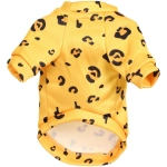 Кофта - толстовка для мелких пород собак «BRO Style», принт леопард, р S