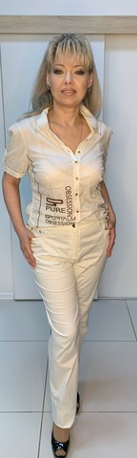 Белые австрийские летние брюки