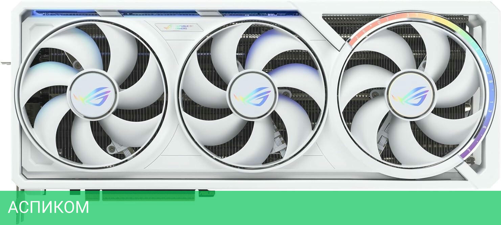 Видеокарта ASUS ROG Astral GeForce RTX 5080 OC 16GB GDDR7 White ROG-ASTRAL-RTX5080-O16G-WHITE (90YV0LV4-M0NA00)