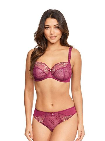 Трусы-слипы Ornella с высоким вырезом по линии бедра (Размер: 48) (Цвет: малиновый)