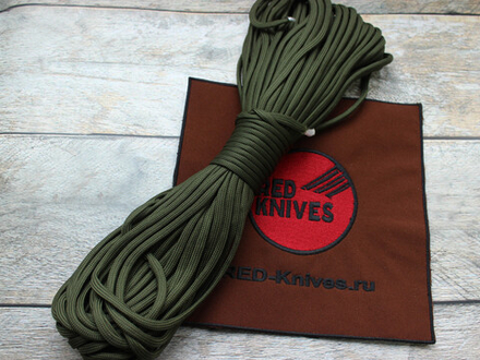 Паракорд 550 болотно- зеленый OD Green (7 жил) RZ Manufacturer PC007 - 1 метр