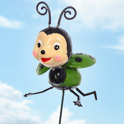 Штекер садовый "Божья коровка Мила" 8*14*60см