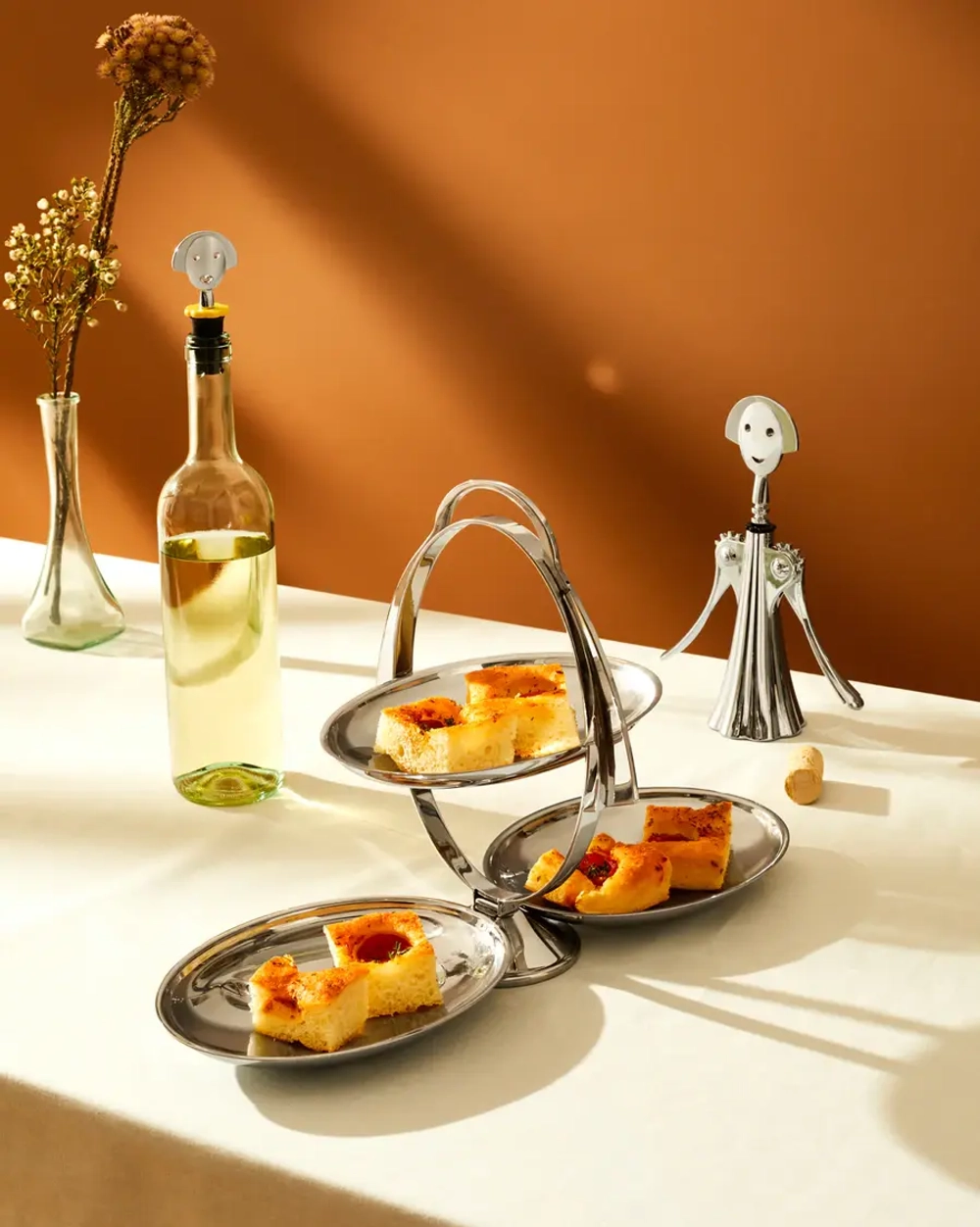 Alessi Пробка для вина Anna Stop 2 черная