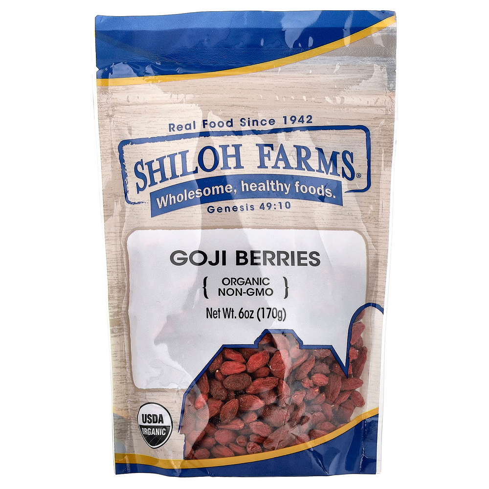 Shiloh Farms, органические ягоды годжи, 170 г (6 унций)