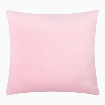 Подушка декоративная , 30*30см, велюр (розовый)