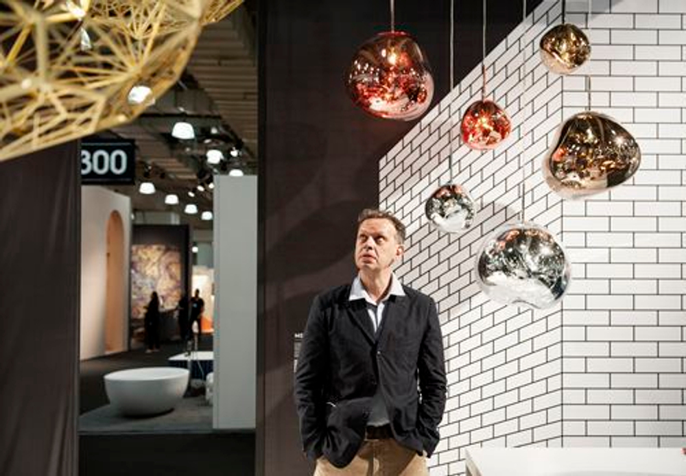 Pendant design lamp  MELT by Tom Dixon (Gold)