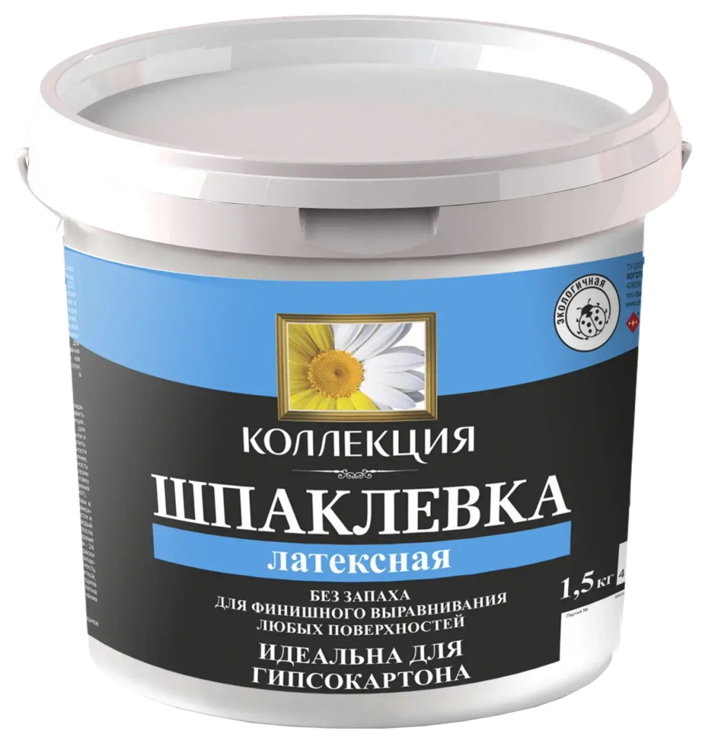 КОЛЛЕКЦИЯ Шпаклевка латексная 1,5кг (ИжСинтез)