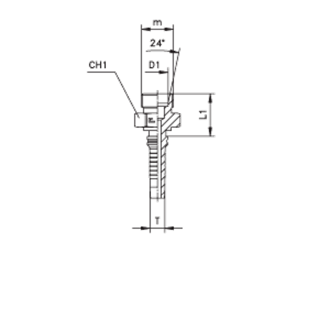 Фитинг DN 25 DKO-S (Ш) 36x2 25 Interlock