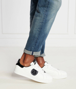 Кожаные кроссовки Versace Jeans Couture - белый(76YA3SK1ZPA59)