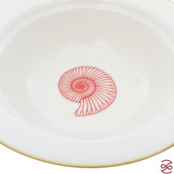 Набор салатниц Falkenporzellan Corallo Red Gold 21,5 см (6 шт)