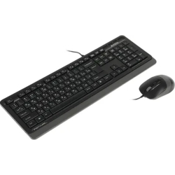Клавиатура + мышь A4Tech Fstyler F1010 клав:черный/серый мышь:черный/серый USB Multimedia [1147539]