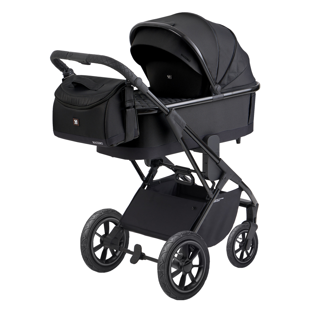 Коляска 2в1 Sweet Baby Massimo Black (Air)