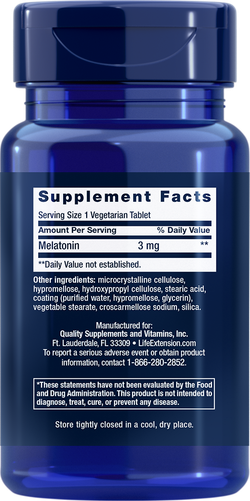 Melatonin 6 Hour Timed Release таблетки Life Extension