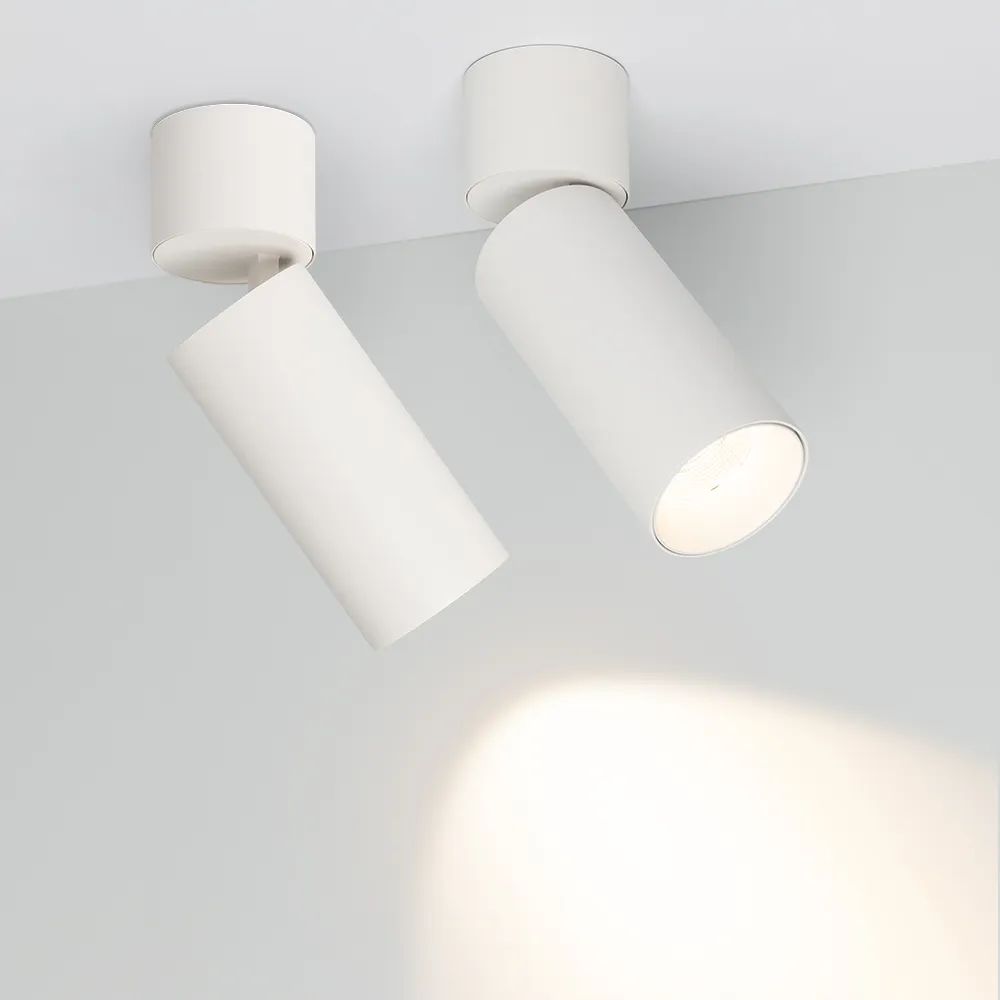 Светильник SP-POLO-SURFACE-FLAP-R65-8W Day4000 (WH-WH, 40 deg) (Arlight, IP20 Металл, 5 лет) 027528