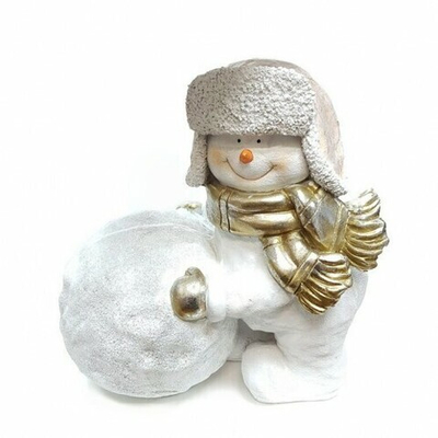 Фигурка Снеговик с шаром 44см