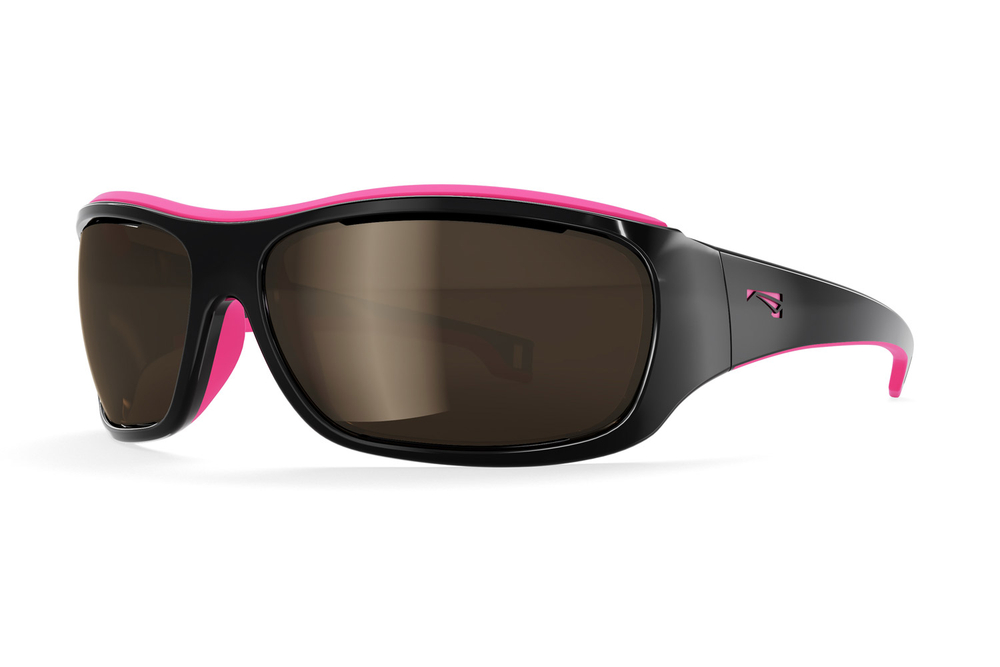 Спортивные очки LiP Tide / Gloss Black - Pink Rubber / PC Polarized / Levante Series Chroma Brown