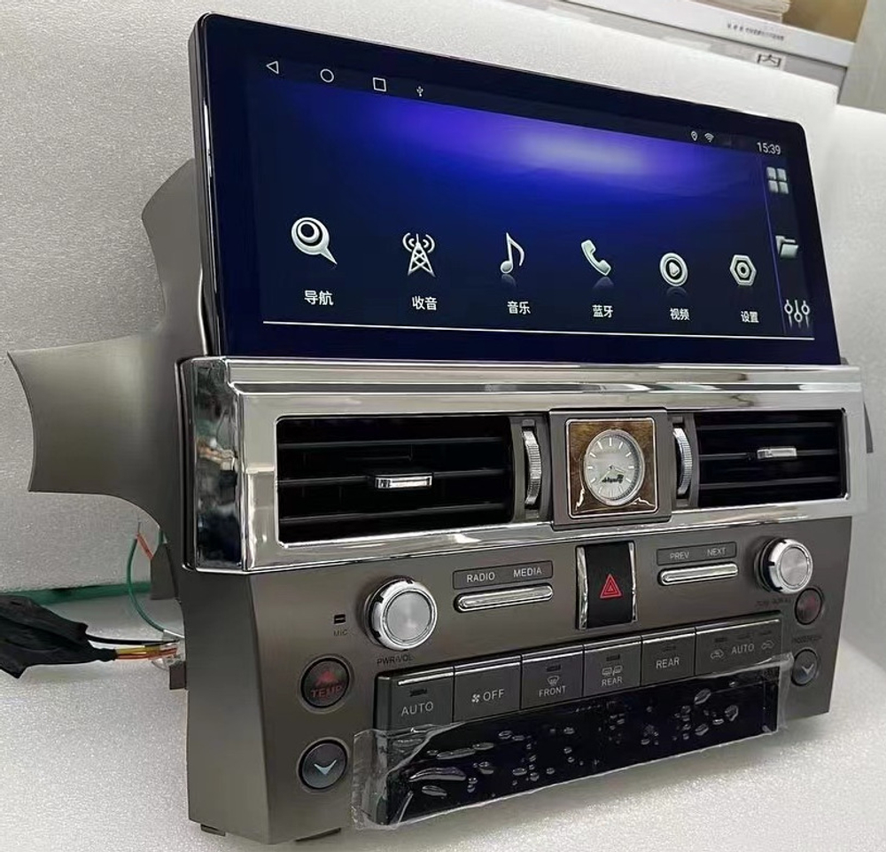 Магнитола для Lexus GX460 2009-2019 - Carmedia ZH-L1208 монитор 12.3" на Android 12, 8Гб+128Гб, CarPlay, 4G SIM-слот