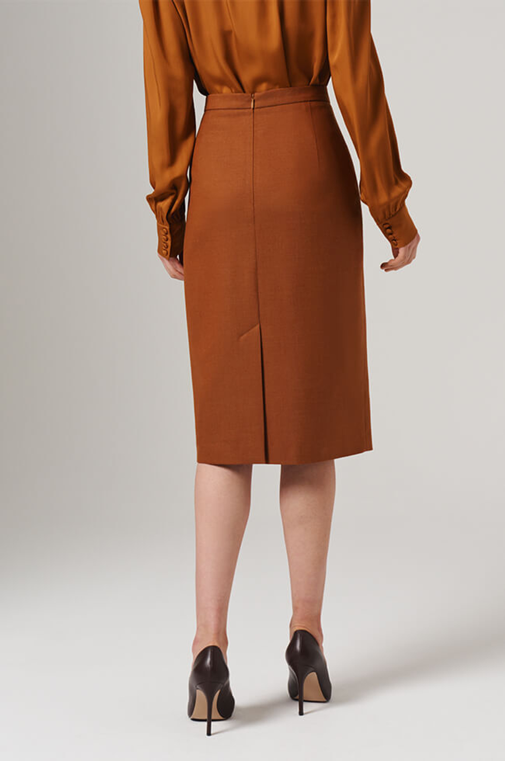 4858 Юбка женская (янтарный)