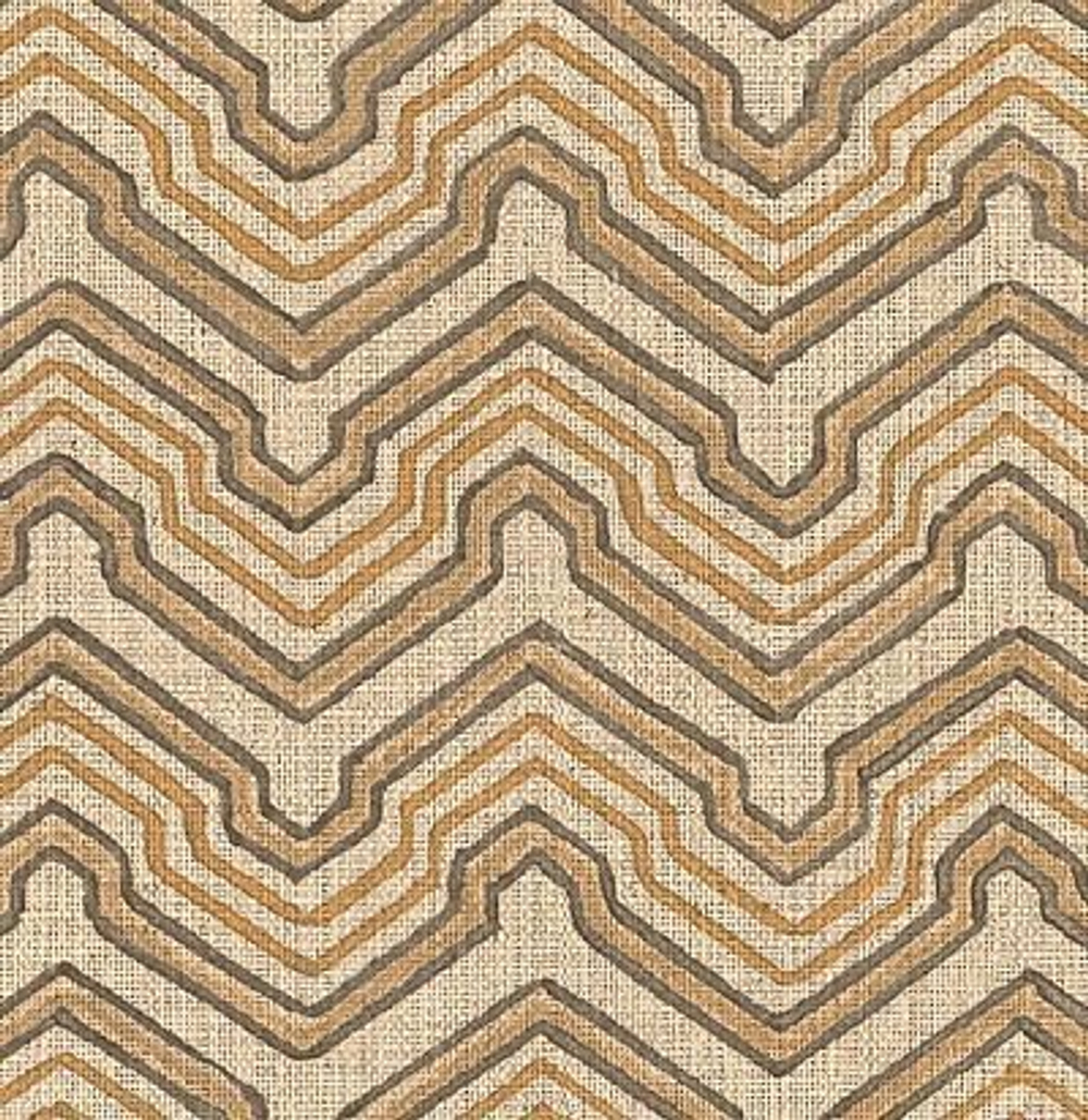 обои современные дизайнерские имитируюшие ткань с геометрическим узором 49550