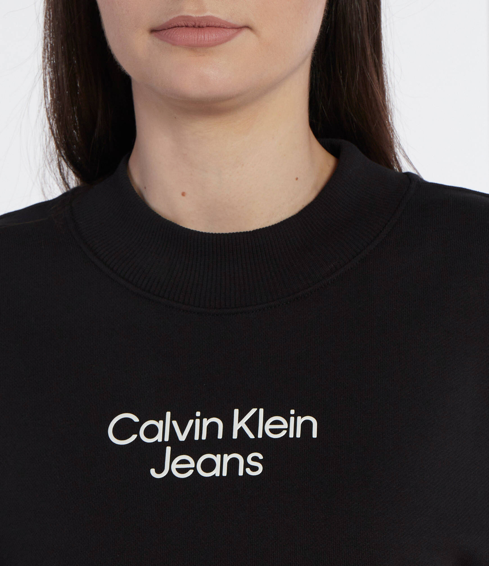 Худи STACKED INSTITUTIONAL CALVIN KLEIN JEANS - черный(J20J221466)